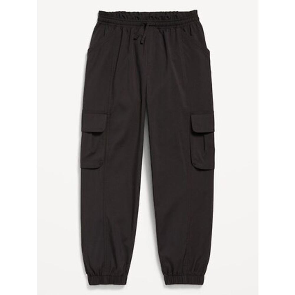 Old Navy Girls High-Waisted StretchTech Cargo Joggers M 8